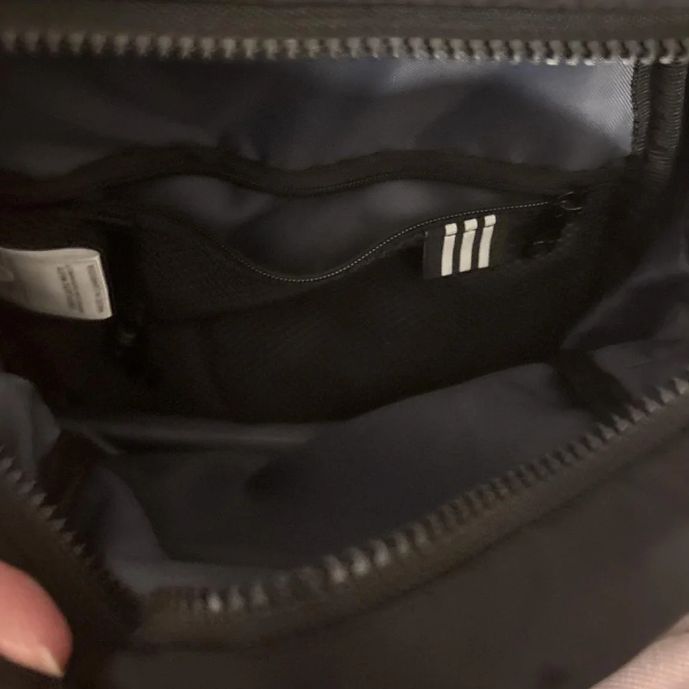 Adidas Black Mini Backpack with Holographic Logo - Picture 3 of 3
